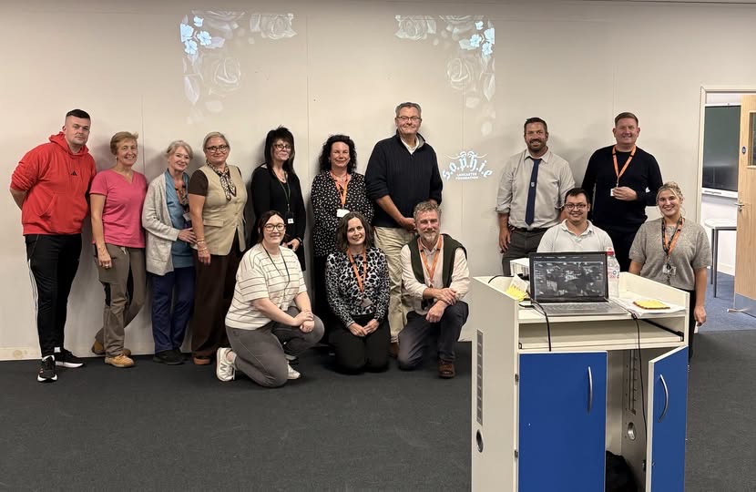 A group photo from one of the Foundation’s sessions