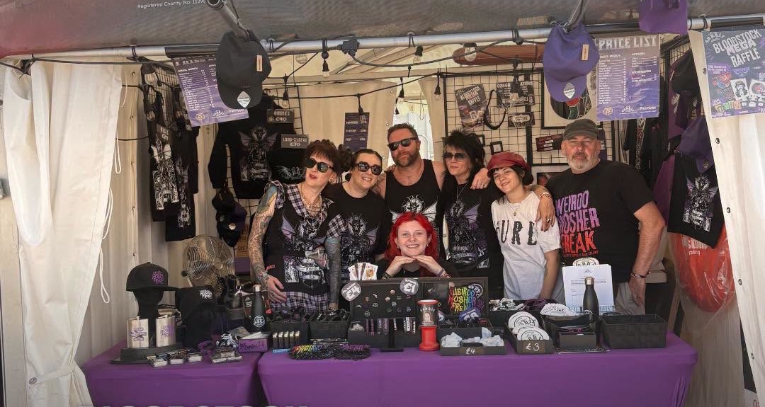 The Foundation’s team and volunteers at their stall at Bloodstock